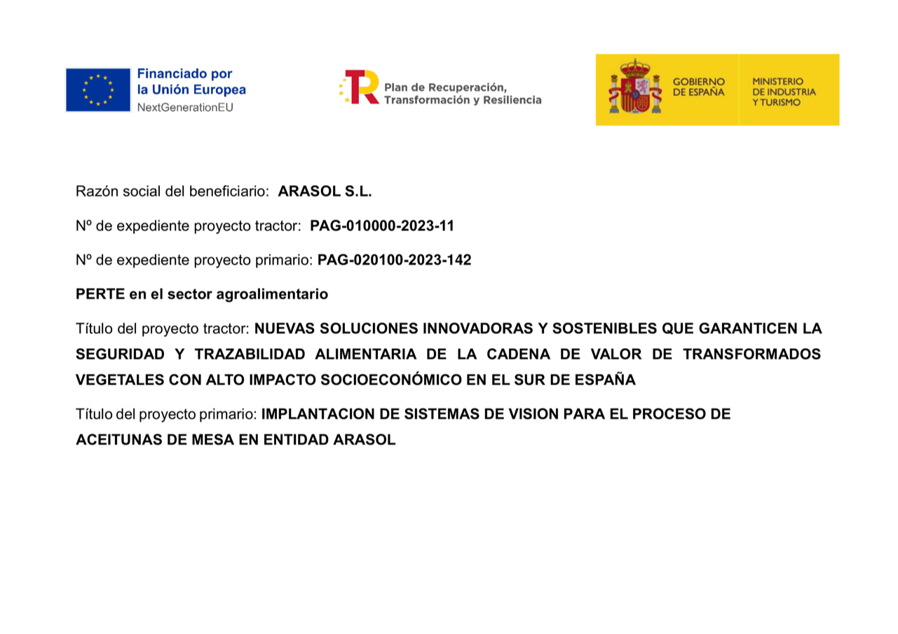 Expediente PAG-020100-2023-142 - PERTE agroalimentario