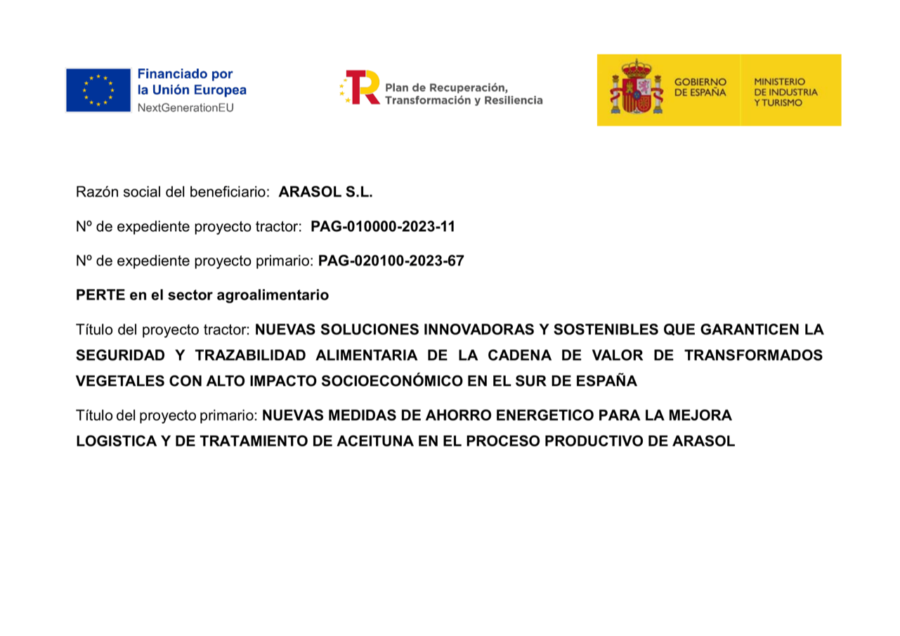 Expediente PAG-020100-2023-67 - PERTE agroalimentario